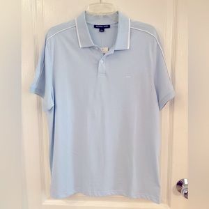 Michael Kors Men’s Polo Shirt, Light Blue, size L
